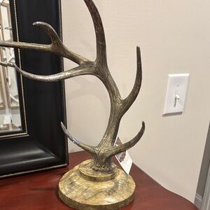 Rustic Antler Sculpture Decor